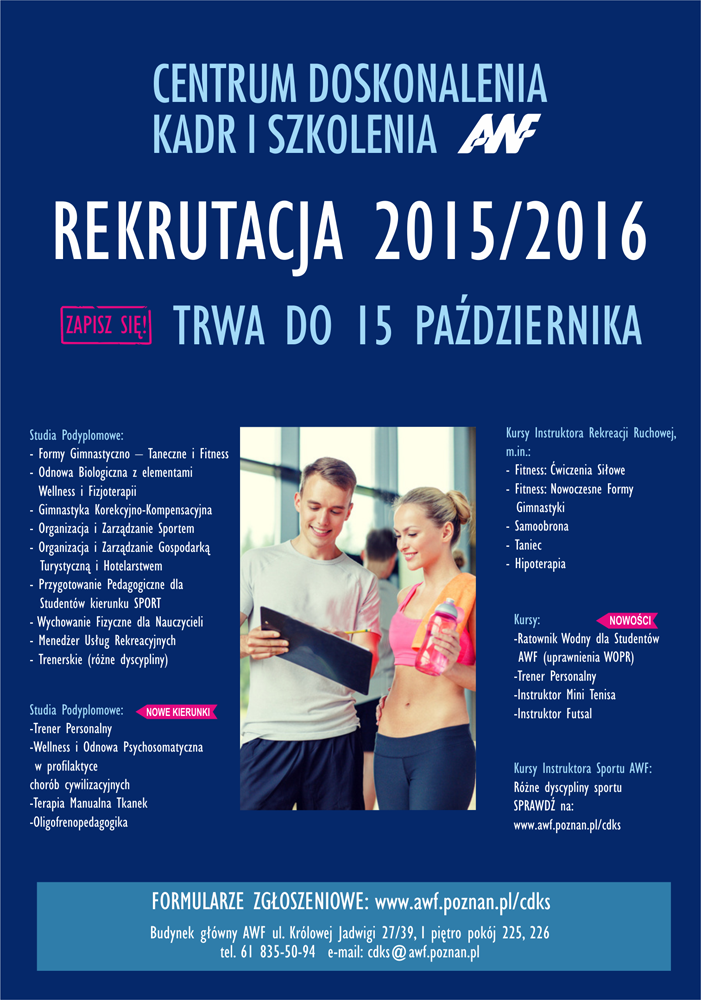 cdks plakat rekrutacja 2015