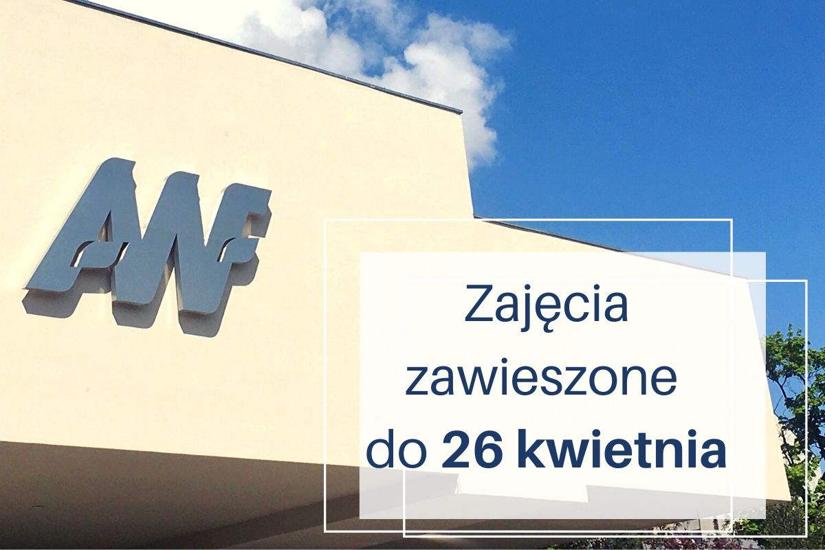 10.04 Zajcia zawieszone do 26 kwietnia