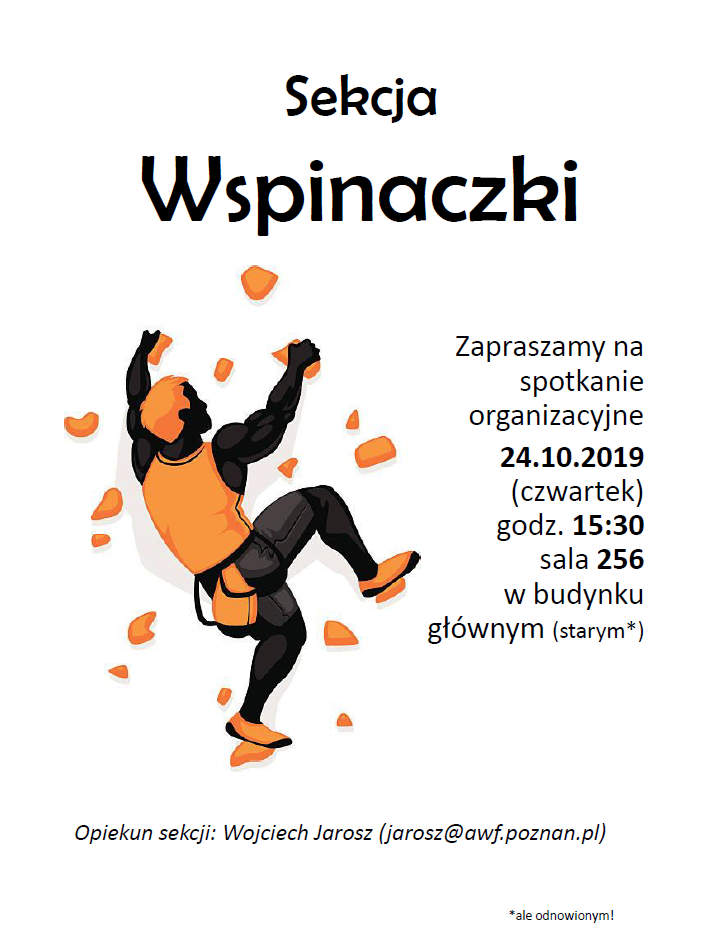 Sekcja Wspinaczki spotkanie