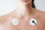 person with electrodes on body